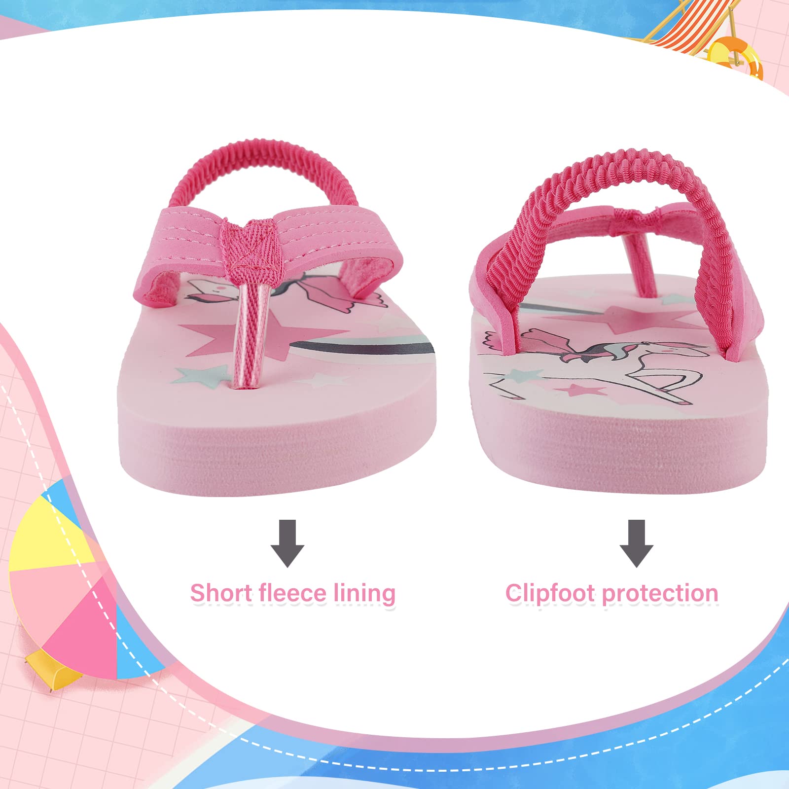 IEEILULU Chanclas Niño, Sandalias Piscina Unisex Niños Niñas, Ligera Cómoda Ducha Zapatilla