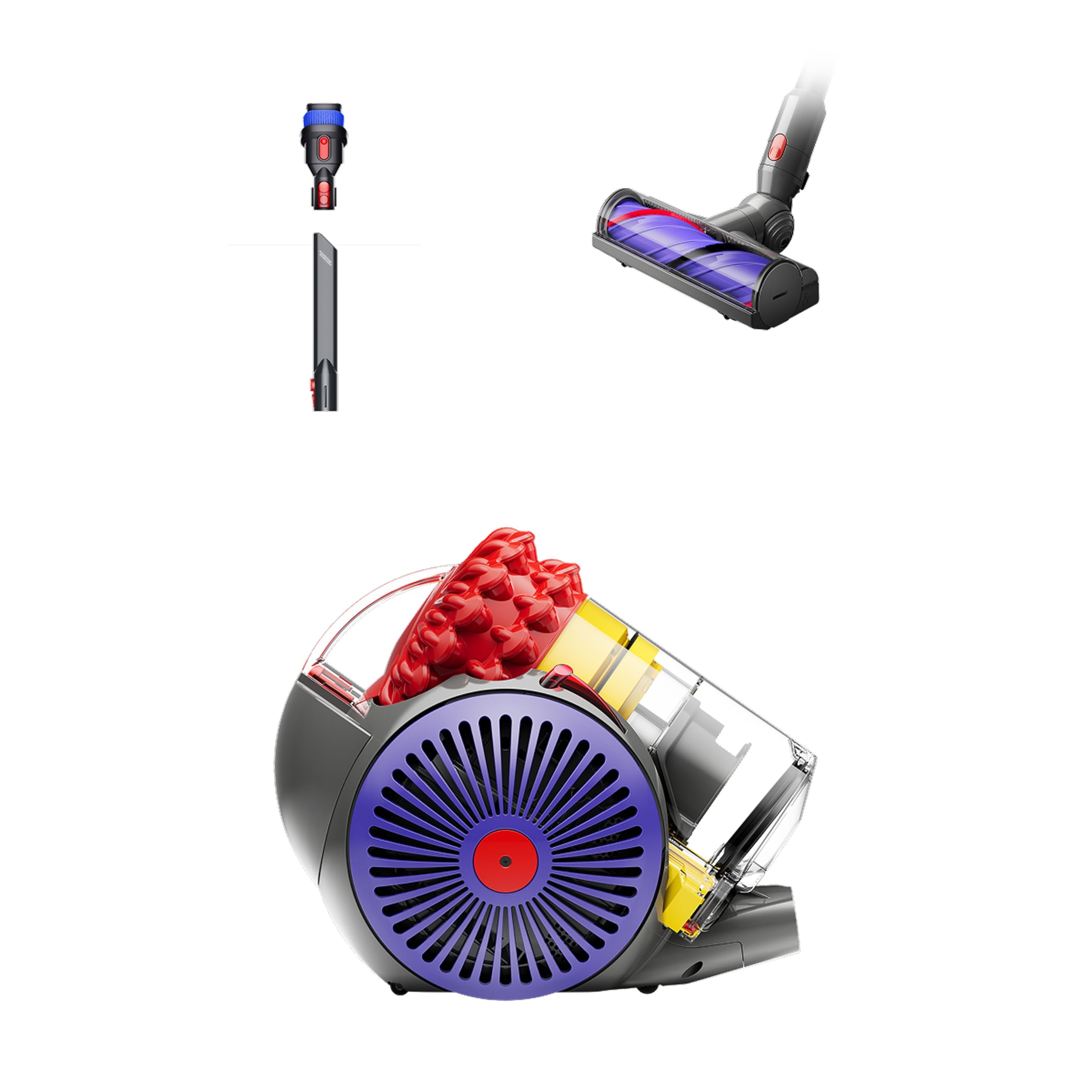 Dyson Big Ball™ Cylinder Vacuum Cleaner | Powerful pick-up. No loss of suction. Motorbar™ cleaner head de-tangles and removes hair as you clean.