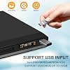 HD DVD Player with HDMI Port Region Free for Smart TV HDMI / RCA Output Cable Included Interrupt Point Storage Built-in PAL / NTSC CD Player for Home (Not Blu-ray) (Black)