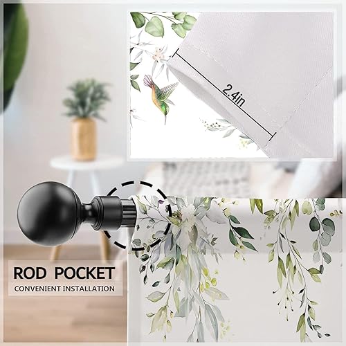 Miniatura 4 de Famiffty Cortinas abstractas de cocina negras y grises con bolsillo para barra, modernas, neutrales, en blanco y negro, contemporáneas, pequeñas,