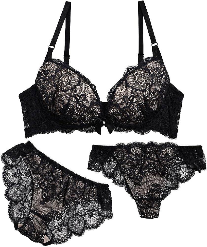 Amazon | [DRW] ブラジャー ショーツ セット ヌーディーデザイン 総