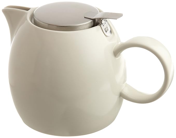 Tea Forte Teapot Pugg Whte, Home & Kitchen