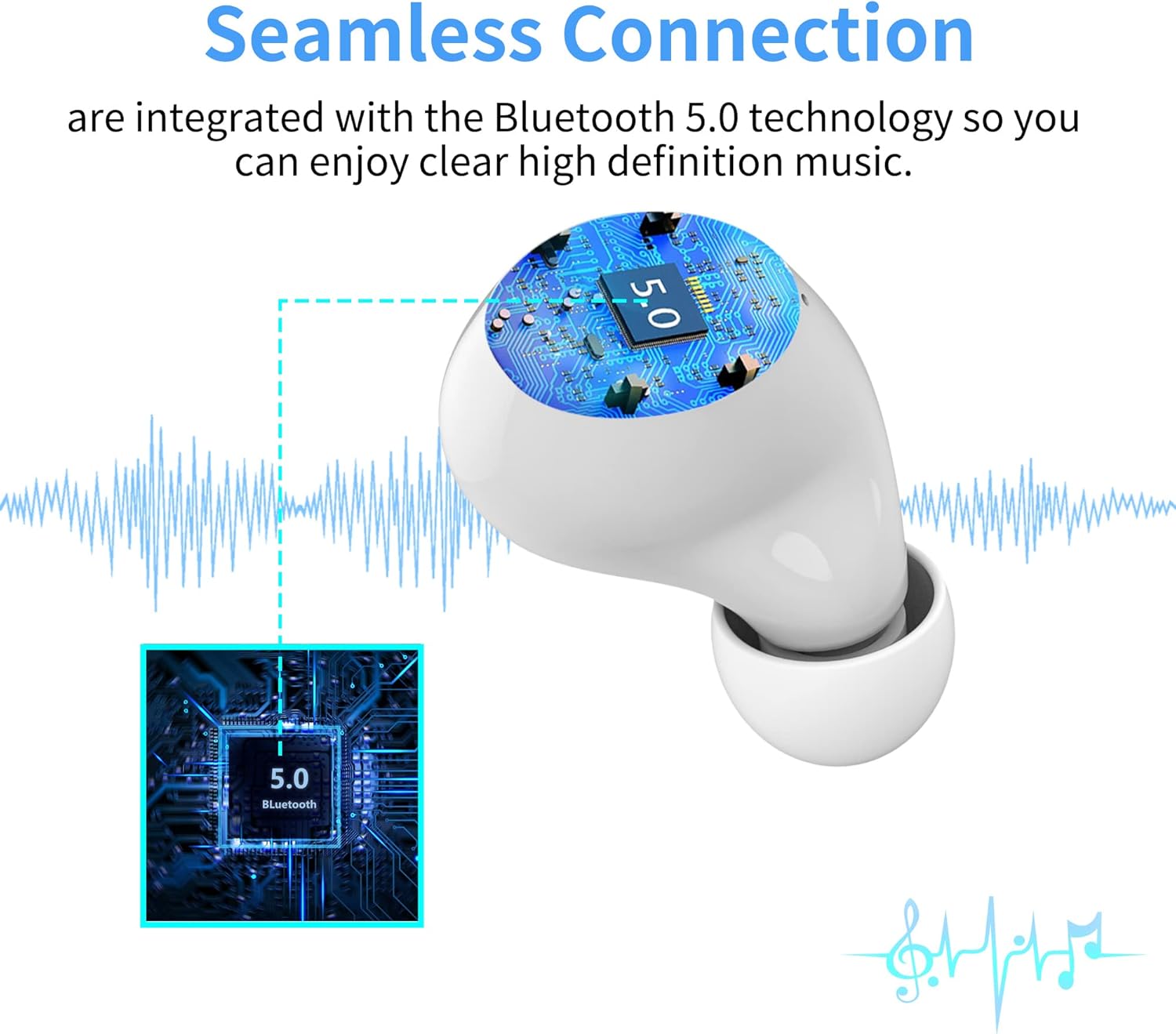 Seamless Bluetooth 5.0 Connection