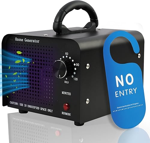 Generador de ozono 60,000 mgh - Desodorizador purificador de aire de alta capacidad para 4000 pies cuadrados, elimina olores, humo, mascotas, mejor disponible en Yaxa Costa Rica