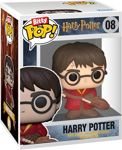 Miniatura 18 de Funko Bitty POP! HP - Voldemort, paquete de 4 - Lord Voldemort, Draco Malfoy (Quidditch), Bellatrix Lestrange y A Surprise Mystery Mini Figure - 0.9