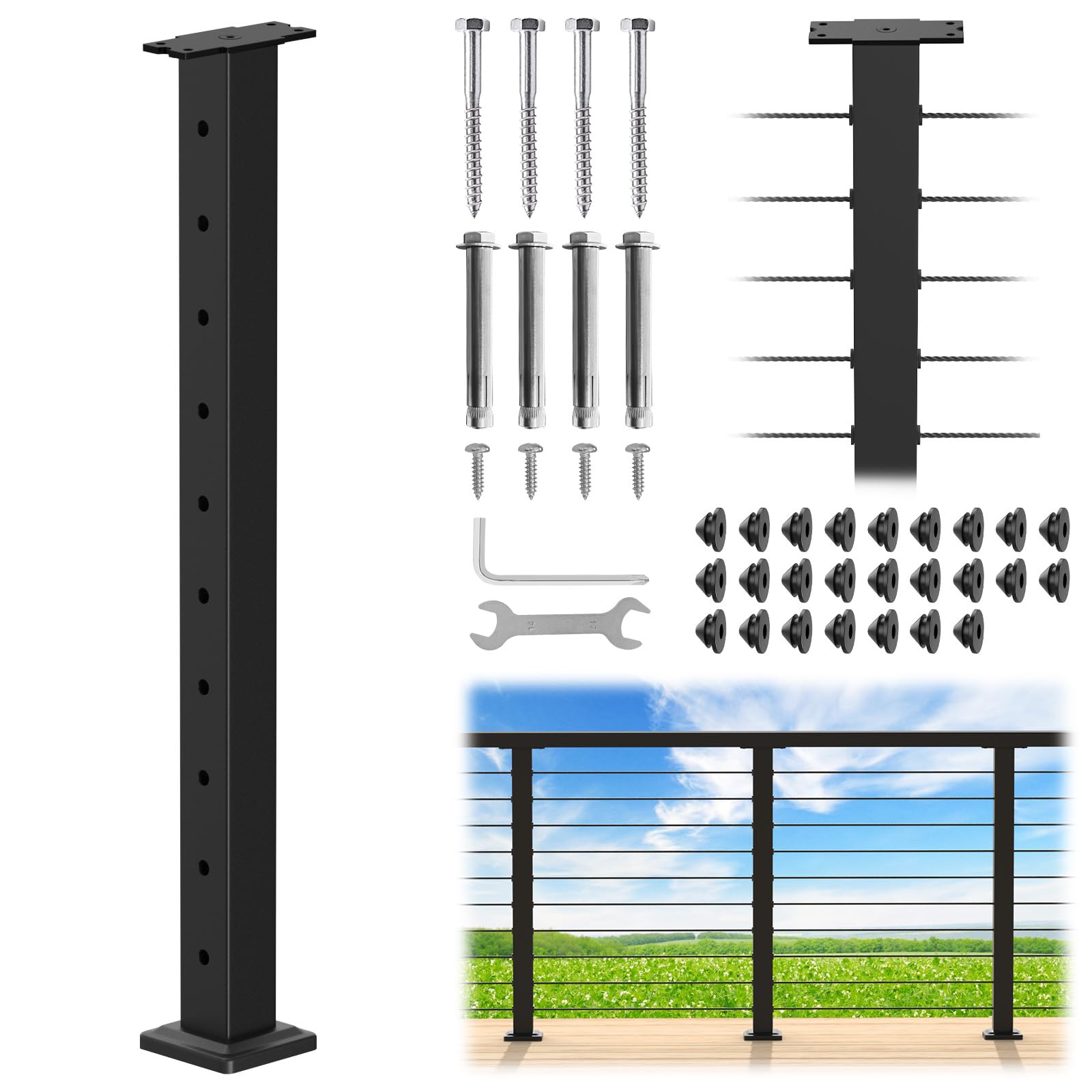 Construction Railing Post Snapklik.com : CKE 36