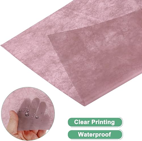 Miniatura 2 de M METERXITY Papel de Envolver Flores de Algodón Coreano de 38 Hojas, Papel de Algodón Floral Impermeable de 11.8 Pulgadas para RamosEmpaque de