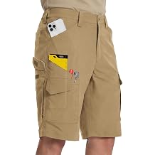 Moosehill Mens Work Shorts Cargo Breathable Quick Dry