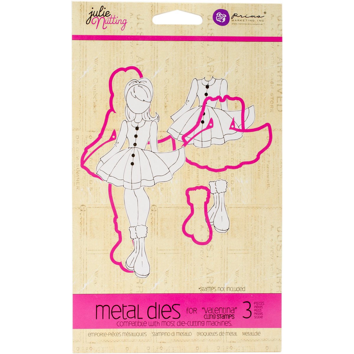 PRIMA MARKETING INCMetal Dies for JN Stamp Valentina