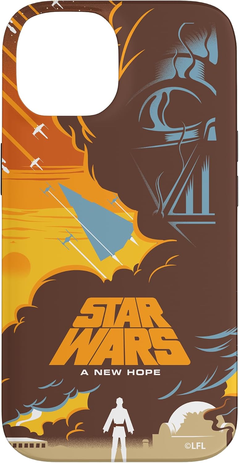 iPhone 16 Pro Star Wars A New Hope Illustrated Movie Poster Case