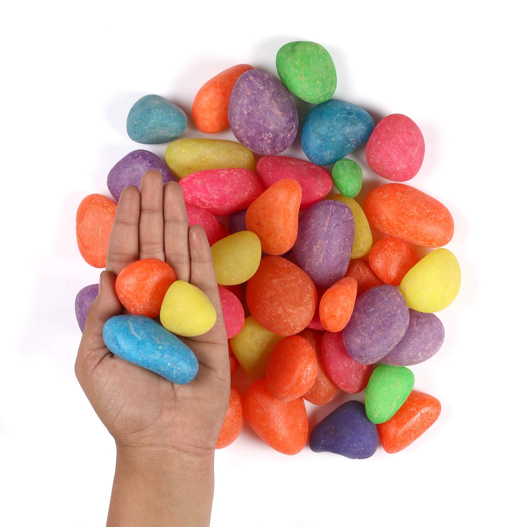 Stonestories Multicolor Rainbow Candy Polished Decorative, Garden, Landscaping, Aquarium and Home Decor Pebbles Stones -15 Kg (Medium 20-40 MM) (B07W8HGVJD) Amazon Price History, Amazon Price Tracker