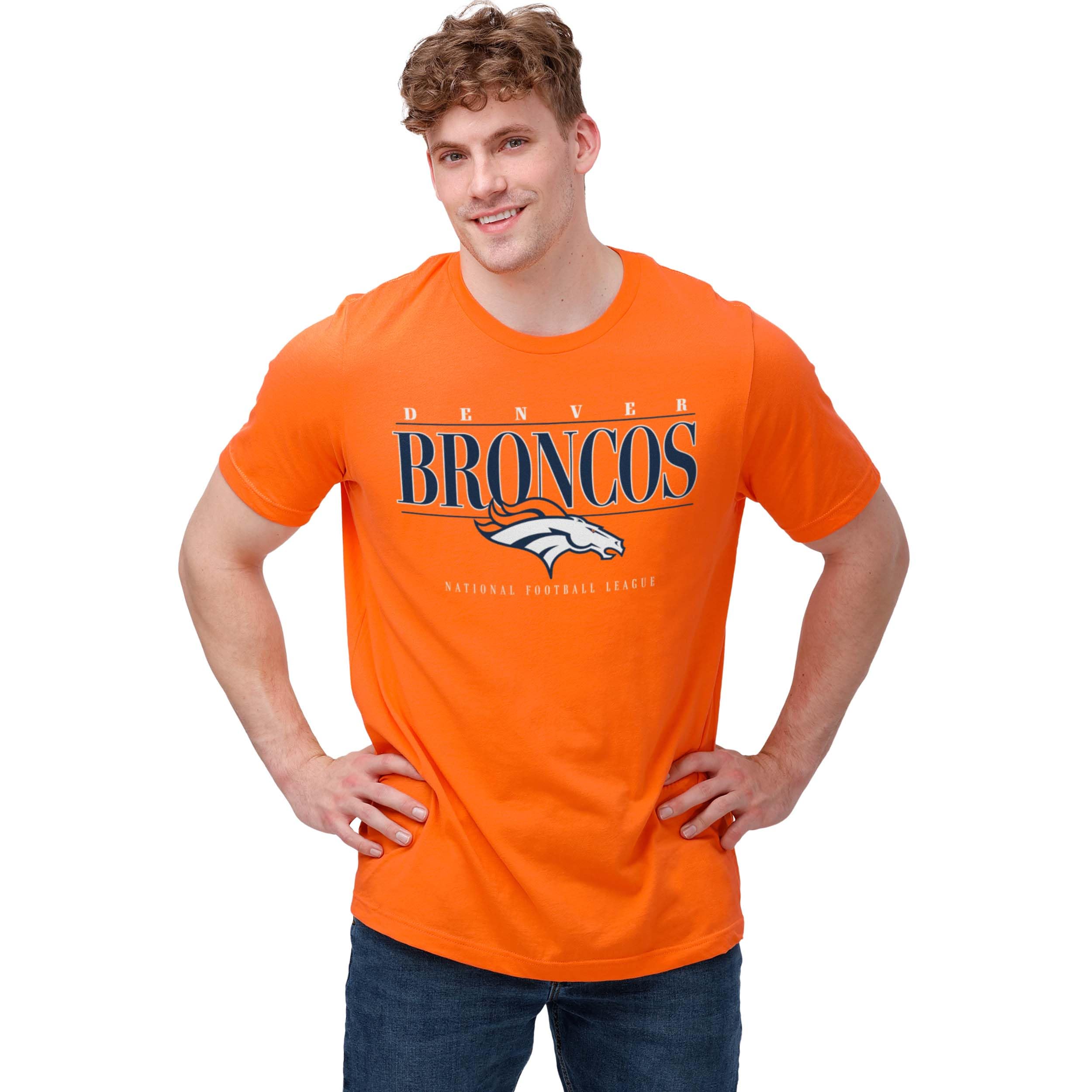NFL Mens NFL Team Logo Signature Bar Short Sleeve T-Shirt