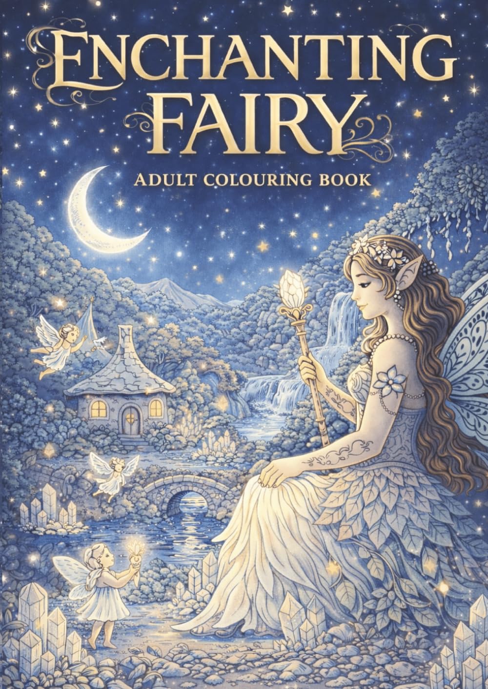 Enchanting Fairy: Colouring book