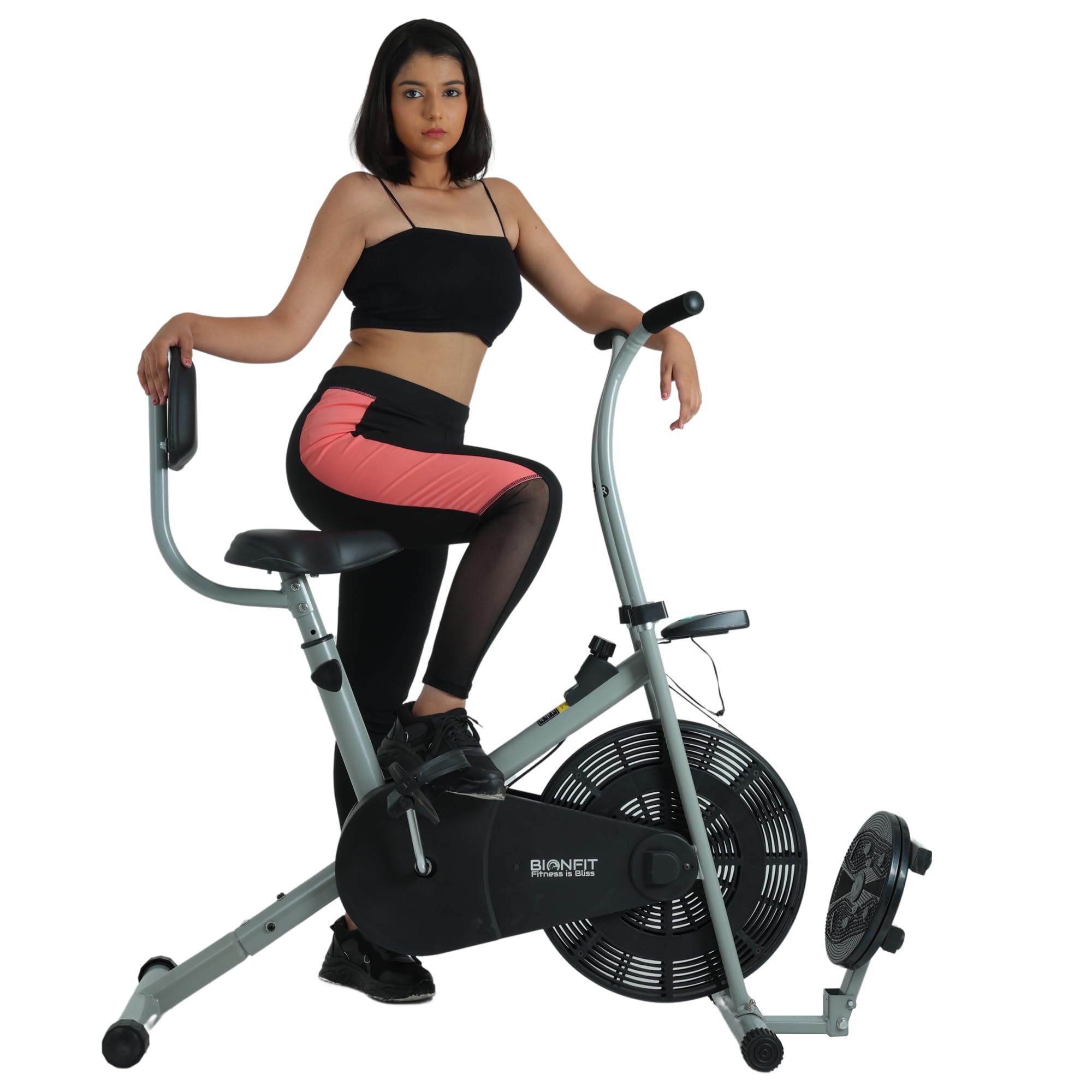 BIONFIT® Indoor Stationary Cycling Machine for Home with 2-Year Warranty | Back Support, Tummy Twister | Max User Weight 120 Kg | Best Gym Cycle for Fat Loss and Cardio Exercise | DIY Installation-image-11