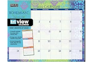 WSBL Bohemian 2020 Pocket Planner: Pocket Calendar Includes 14 Months