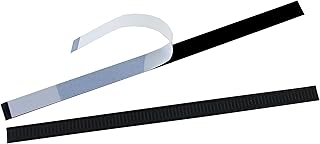 AwePackage Peel-and-Stick Tin Tie - 5-1/2 inch (Black, 100)