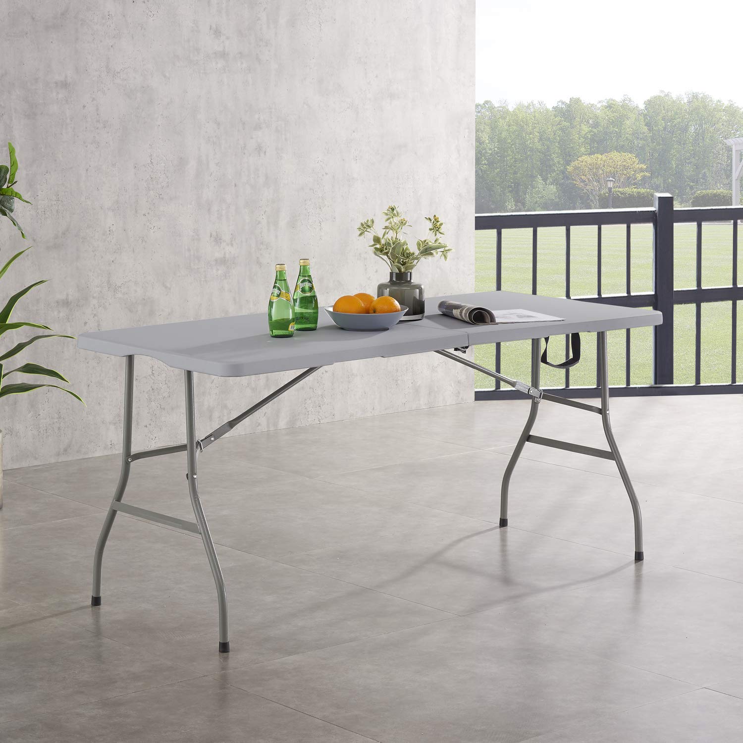 Buy Naomi Home Folding Table 6ft Foldable Table Plastic Table