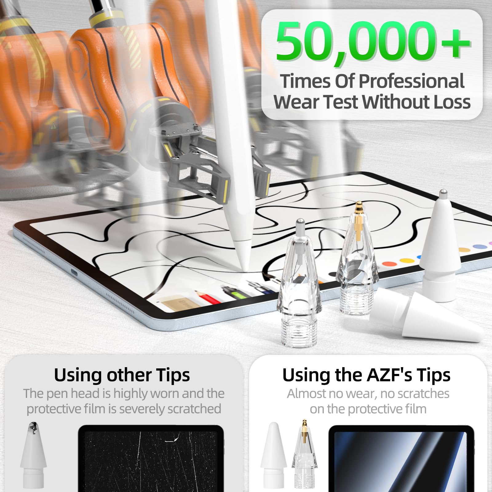 Amazon.com: AZF Upgraded Replacement Tips for Apple Pencil Pro/USB