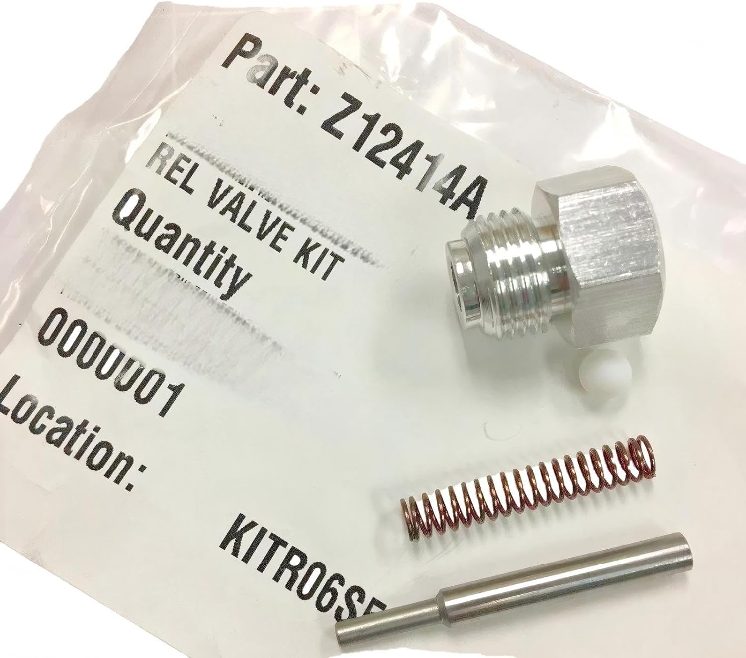 Z12414A Air Compressor Unloader Valve Kit - for CHAMPION GARDNER DENVER Pumps parts R10 R15 R30 R15A R15B R30D Z-124-14A RE10100A ZRE10100A 26DM22 - Industrial Air Compressor Repair Kit Replacement