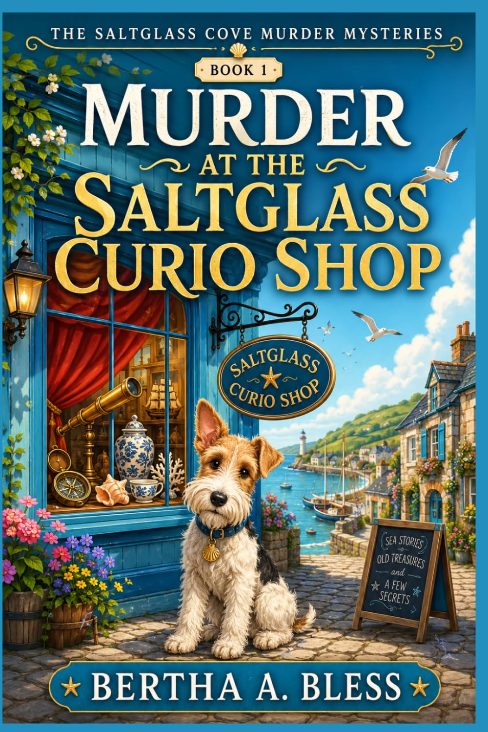 Murder at the Saltglass Curio Shop: A seaside inheritance, a stolen compass, and a body behind the velvet curtain. (The Saltglass Cove Murder Mysteries series)