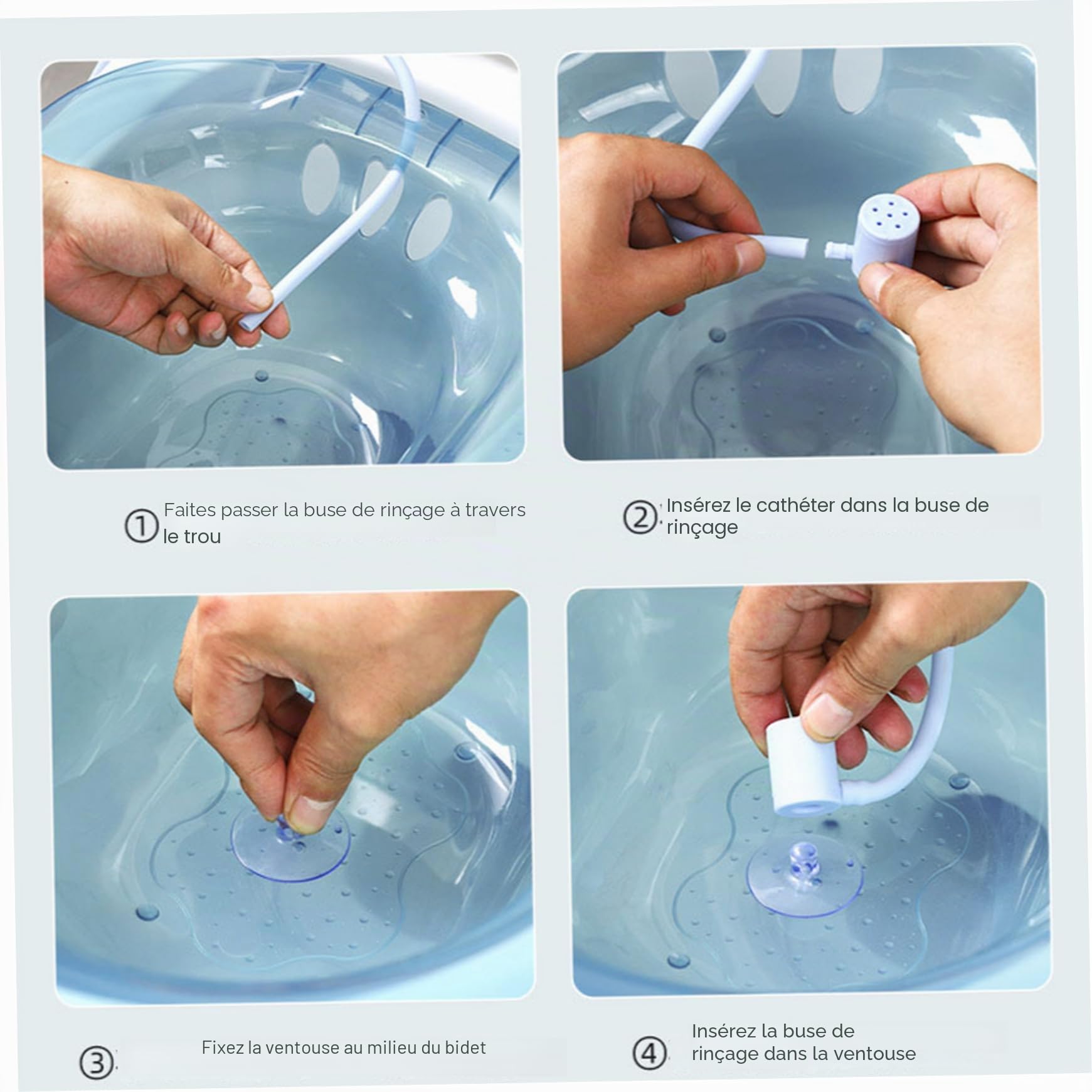 Baignoire de Sitz Portable sur Les Toilettes bassin de Bain Sitz avec Chasseur pour la Grossesse et récupération Post-Partum, hémorroïdes, Accessoire bidet