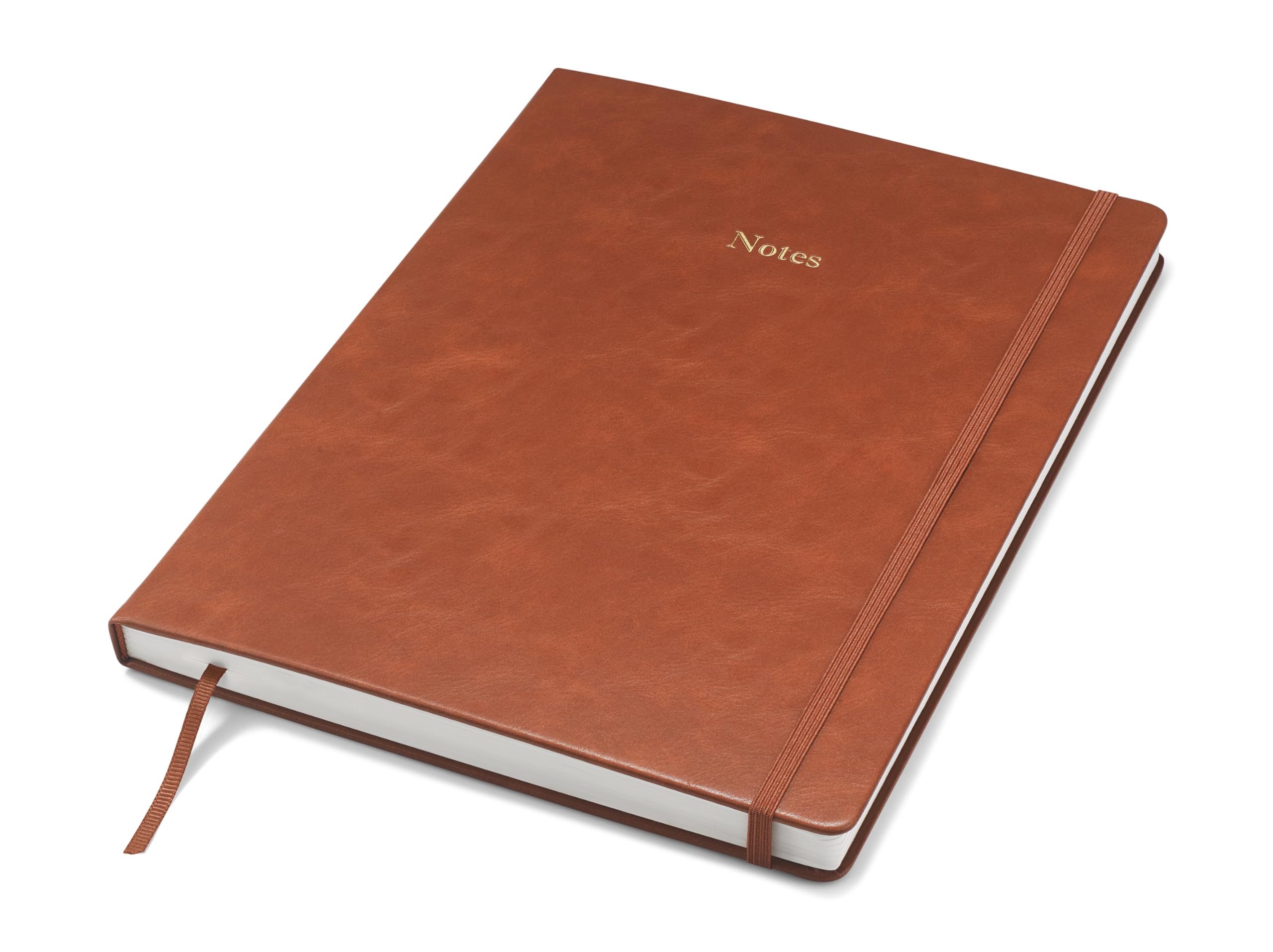 Wykeham's Executive Notebook – 8.5" x 12" – Customization Available (Chestnut – Lined) — image 1
