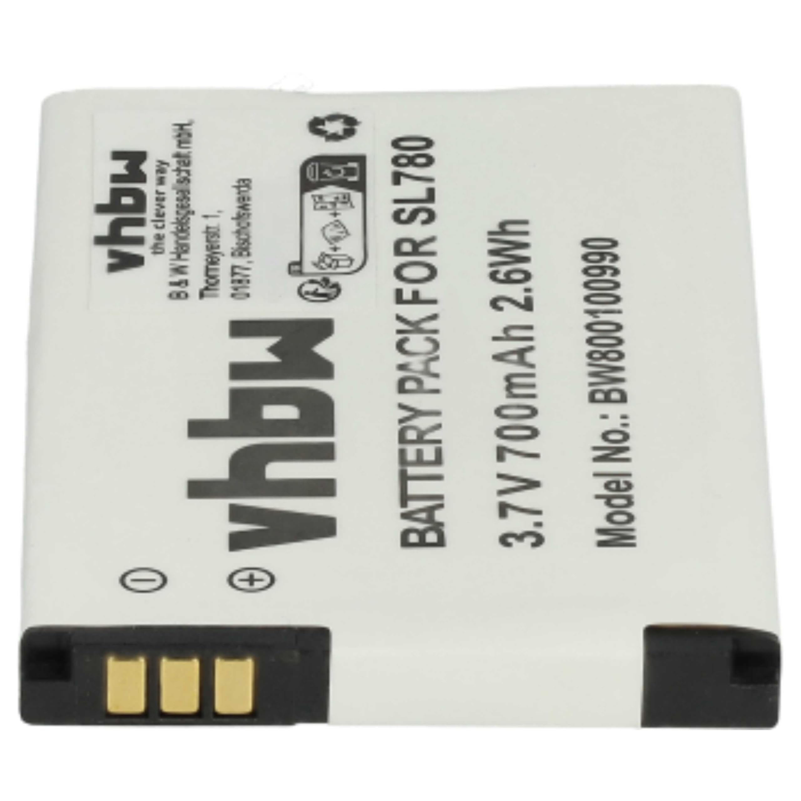vhbw 10 x bateria kompatybilna z Bintec-Elmeg D141 DECT telefon stacjonarny lub bezprzewodowy (700 mAh, 3,7 V, Li-Ion)