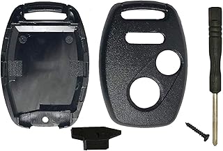 1pc Replacement Key Fob Shell Case Fit for Honda 2010-2011 Accord Crosstour /2006-2011 Civic/ 2007-2013 CR-V / 2011-2015 CR-Z / 2009-2013 Fit / 2011-2014 Odyssey 3 Buttons Car Key Fob Cover Casing