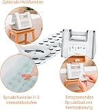 Medisana BBS Luftsprudelbad, Sprudelmatte Badewanne, Whirlpool Matte für die Badewanne, inkl. Aromaspender, 3 Intensitätsstufen, Spa für Zuhause, Wellness Badewannenzubehör - 4