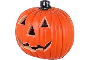 Toddmomy 1pcs Halloween Lit Jack-o-Lantern Tabletop Decoration