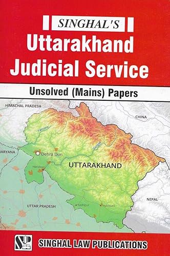 Singhal Law Publications uttrakhand judicial service unsolved (Main) paper [Paperback] Singhal's and January 2018