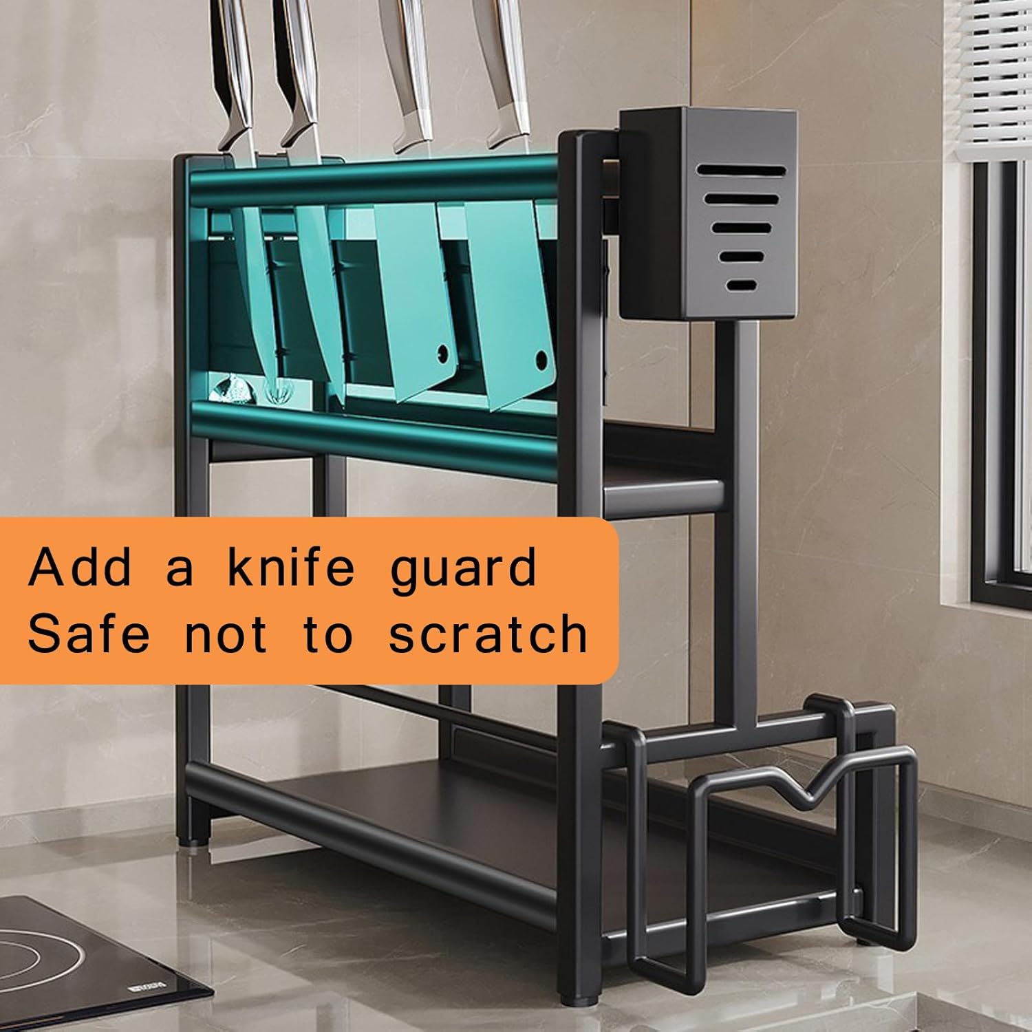 Kitchen Storage Spice Racks Organiser Wall Mounted Seasoning Organ