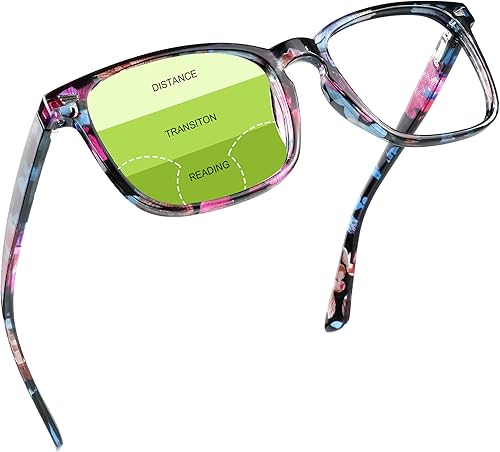 Gafas de lectura multifocales progresivas presbípicas