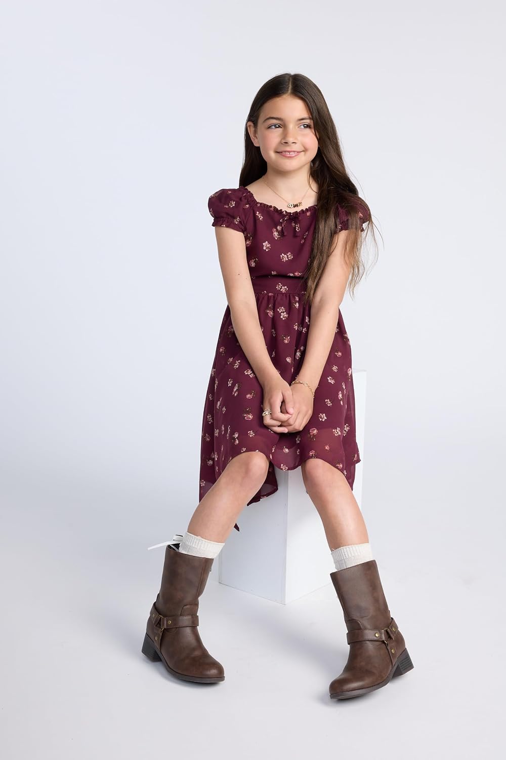 The Children's Place Girls' Short Sleeve Dressy Dress