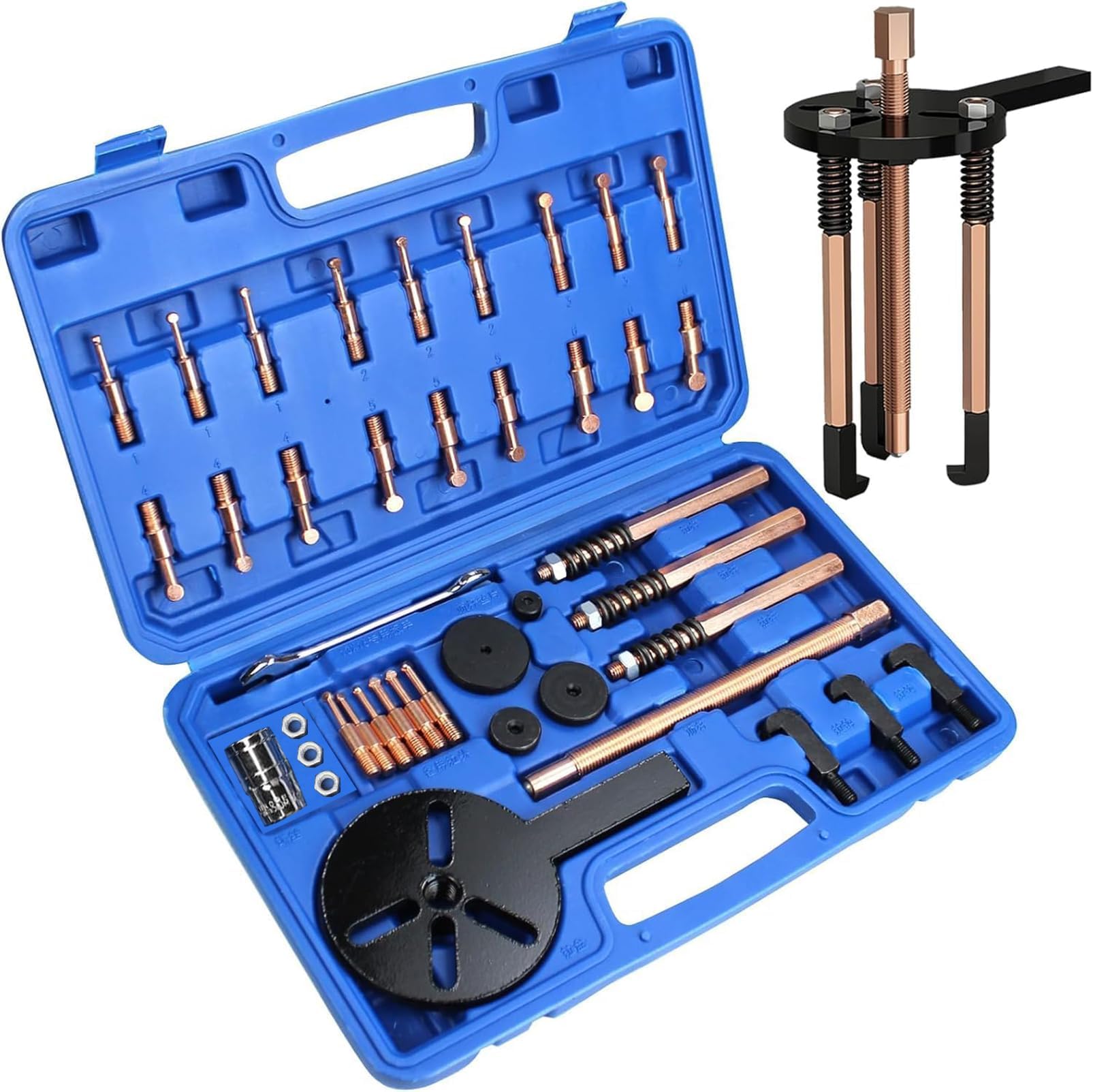 Amazon.com: Donpida 21 in 1 Bearing Puller Set,Disassembly Puller Tool ...
