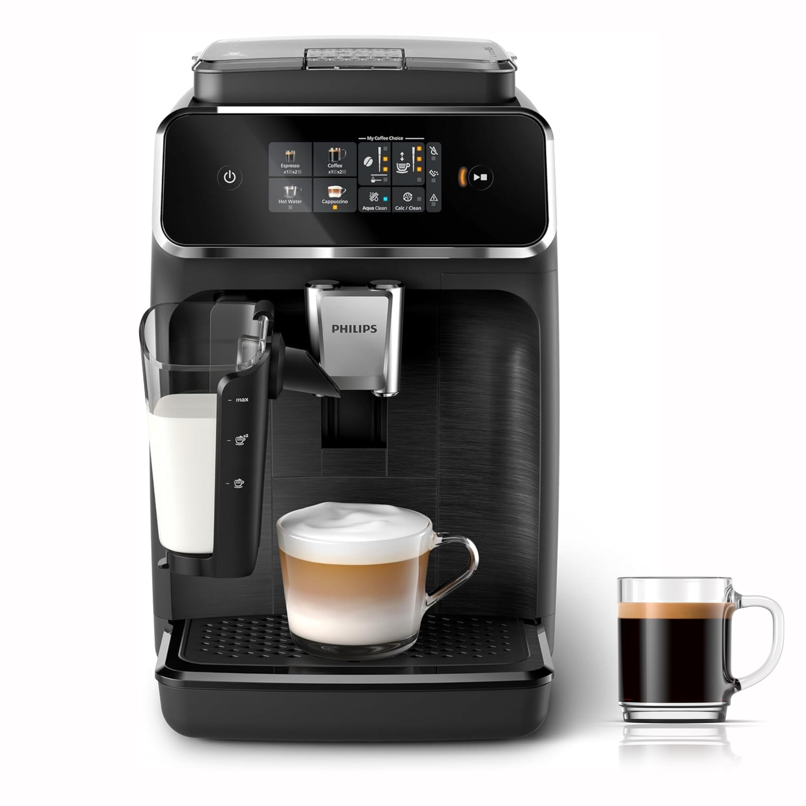 PHILIPS Série 2300, machine à café automatique, écran tactile, LatteGo