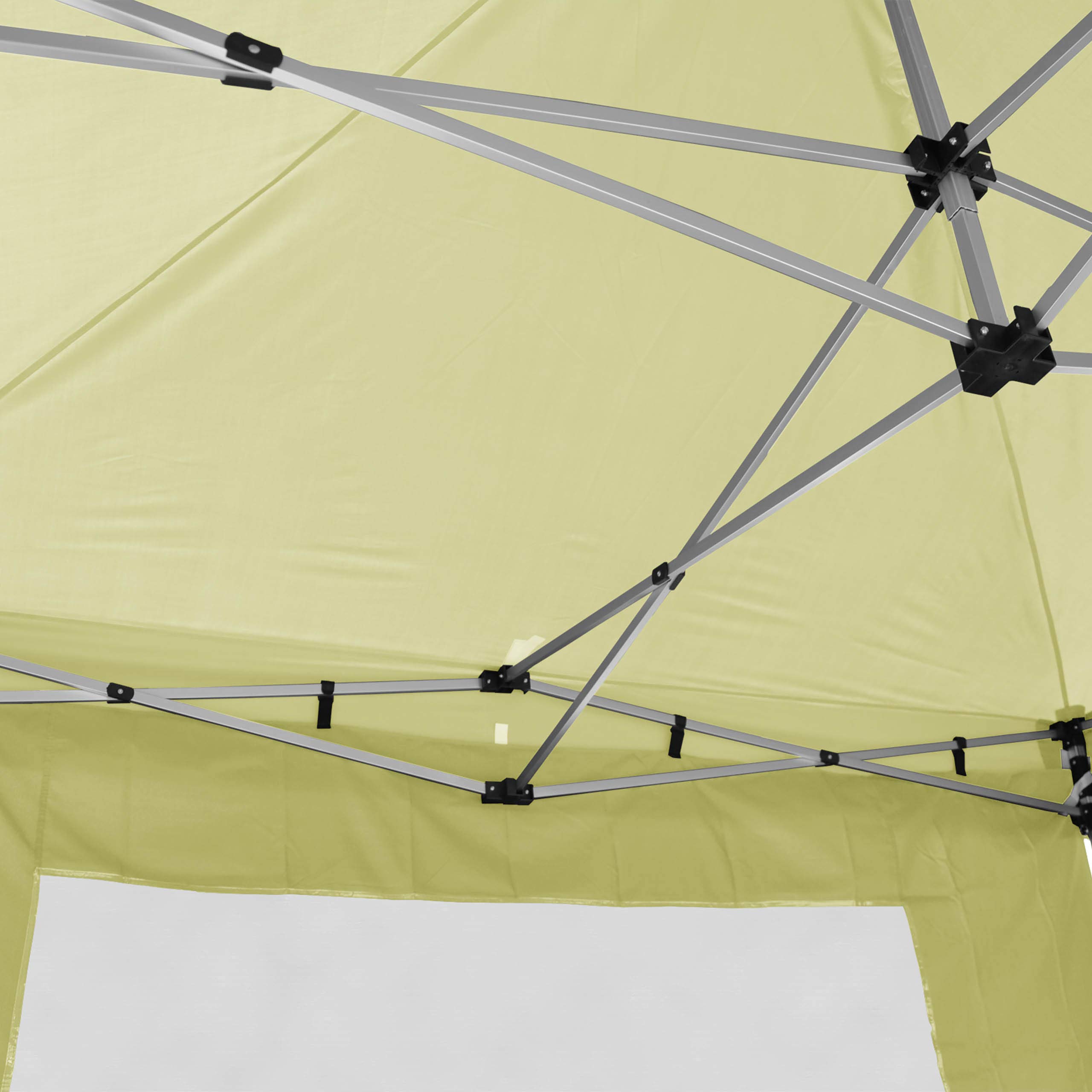 Nexos Pavillondach Ersatzdach für Profi Falt-Pavillon 3x3m - Dachplane 270g/m² 300D PVC-Coating versiegelte Nähte wasserdicht – Farbe: Champagner
