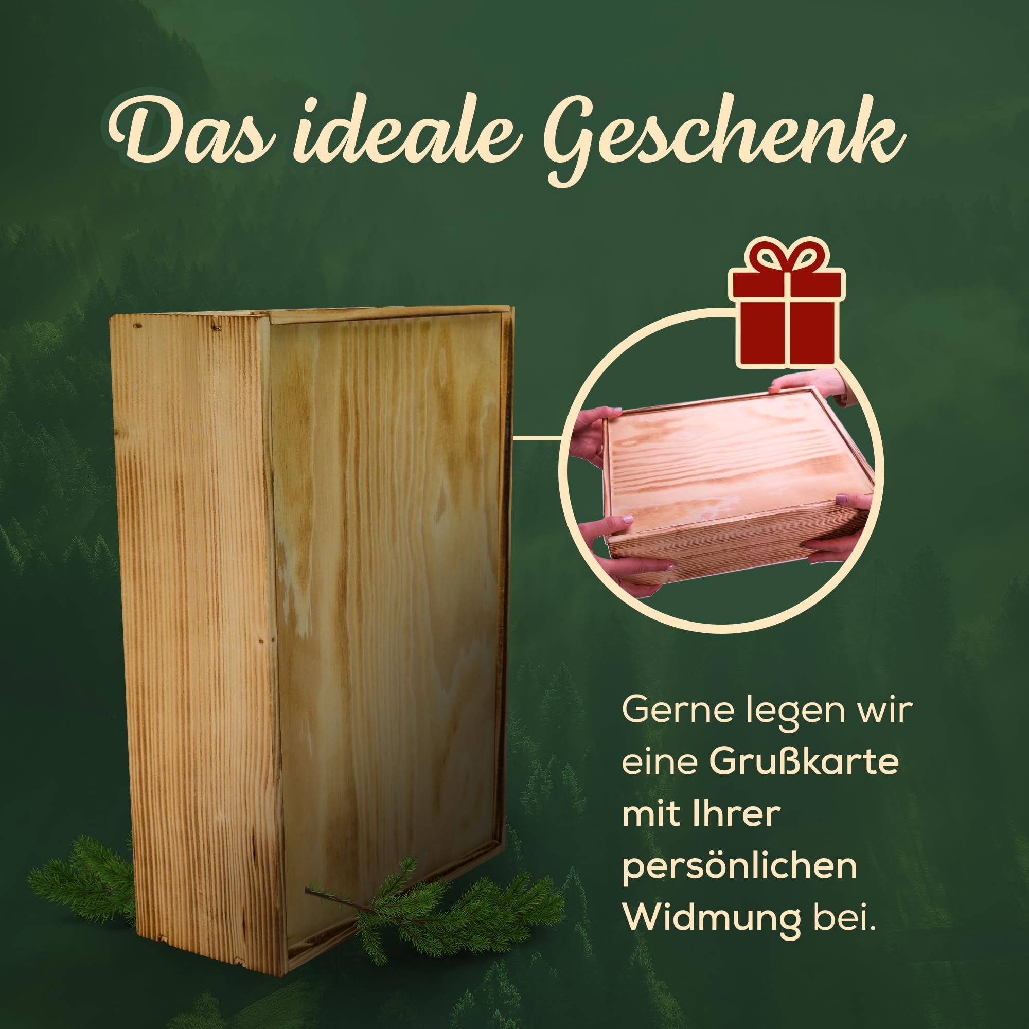 Schwarzwald Metzgerei Schaufler Badische Weinkiste - Rot- und Weißwein mit Pralinen und Knabberwurst-Pfefferbeisser 4-teilig