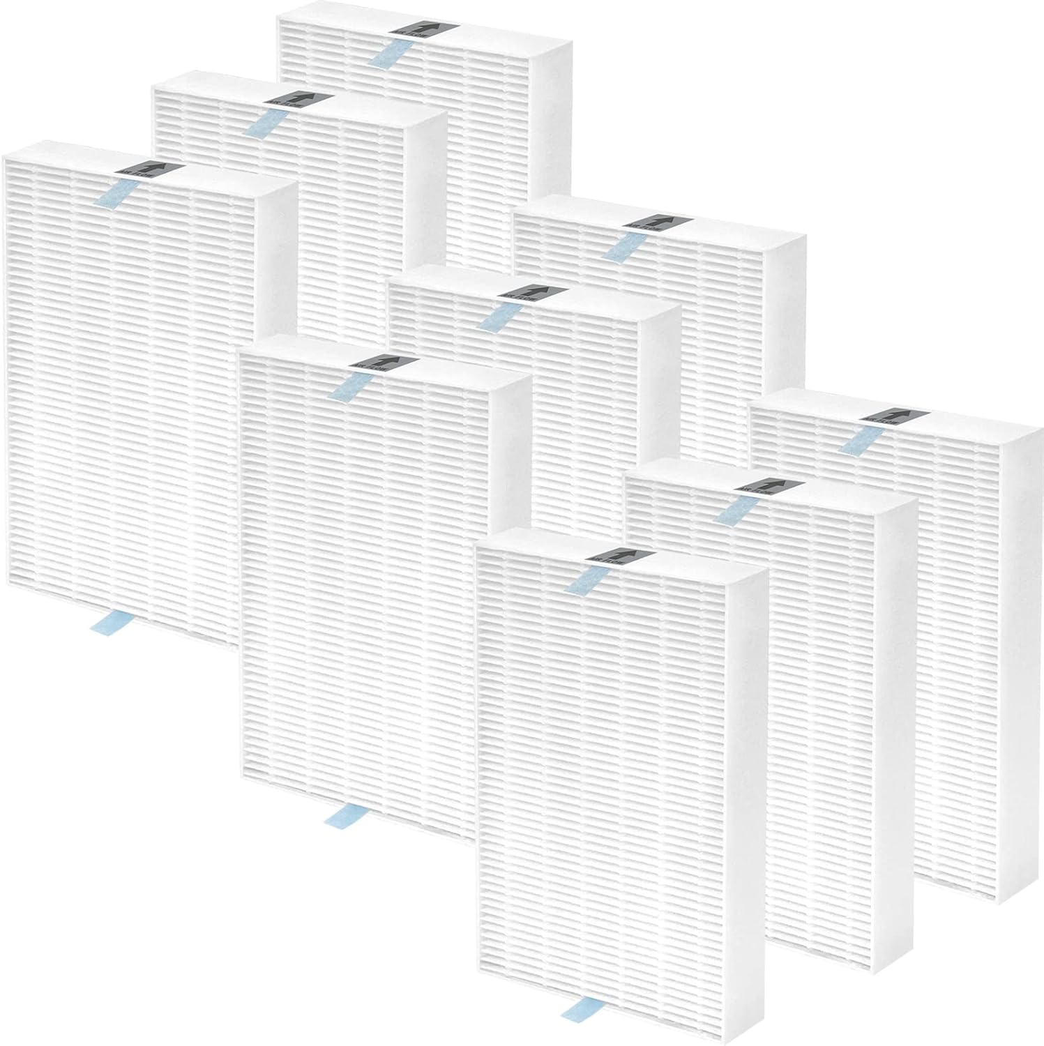 HPA300 HEPA Replacement Filter R Compatible with Honeywell HPA300, HPA200, HPA100, HPA090 Series and HPA5300 Purifier, True HEPA Filter R (HRF-R3 & HRF-R2 & HRF-R1, 9 Pack)