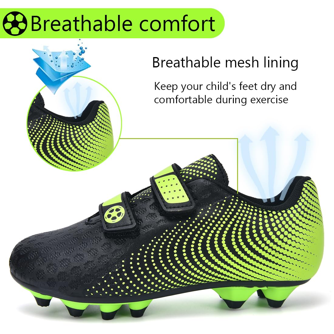 Scarpe da Calcio Ragazzi Scarpe da Allenamento Bambini Ragazze Basse da Calcio Antiscivolo per Esterni Calzature da Calcio Unisex 28-37 EU