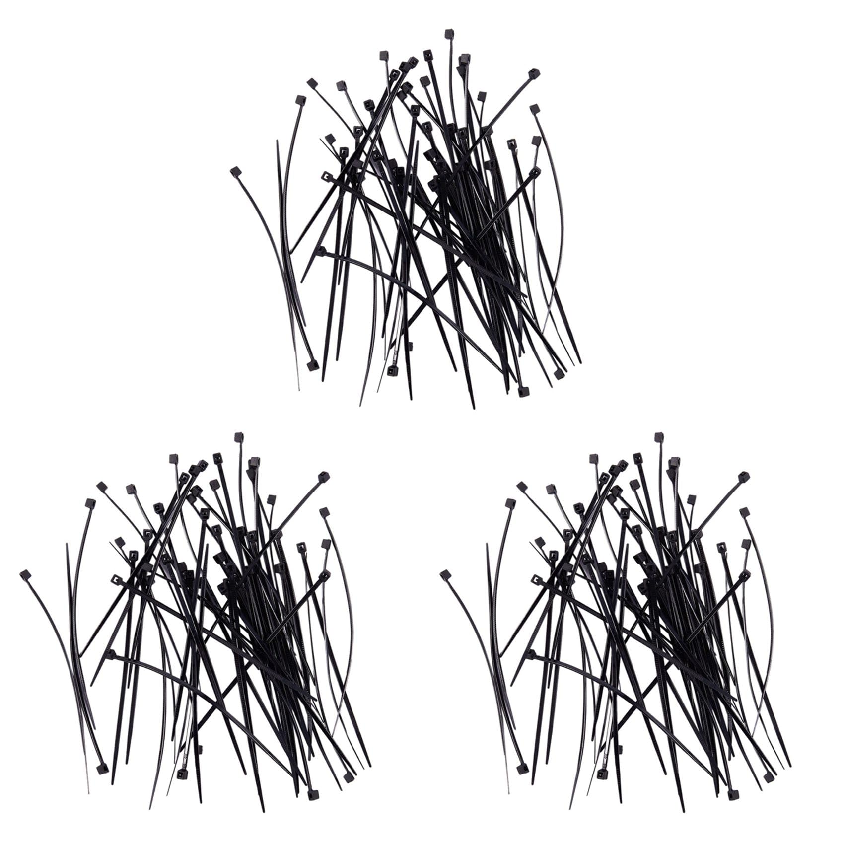 Jnchdghwa Black Cable Ties Industrial Quality Cable Ties: 100X2.5mm Color: Quantity: 150 Pieces