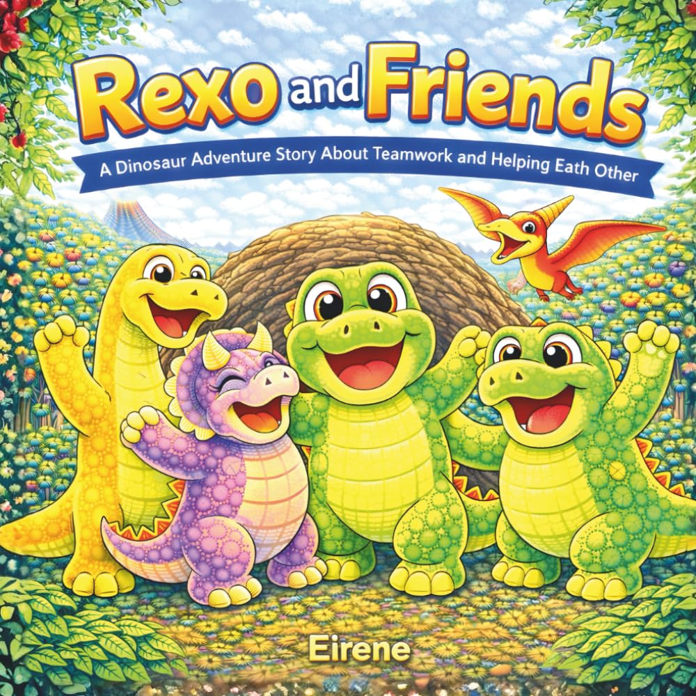 Rexo and Friends: A Dinosaur Adventure Story About Teamwork and Helping Each Other (Rexo Adventures – Book 3)