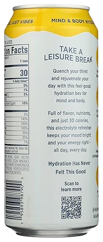 Miniatura 3 de Leisure Hidratación Limonada Refrescante de electrolitos, 16 FZ