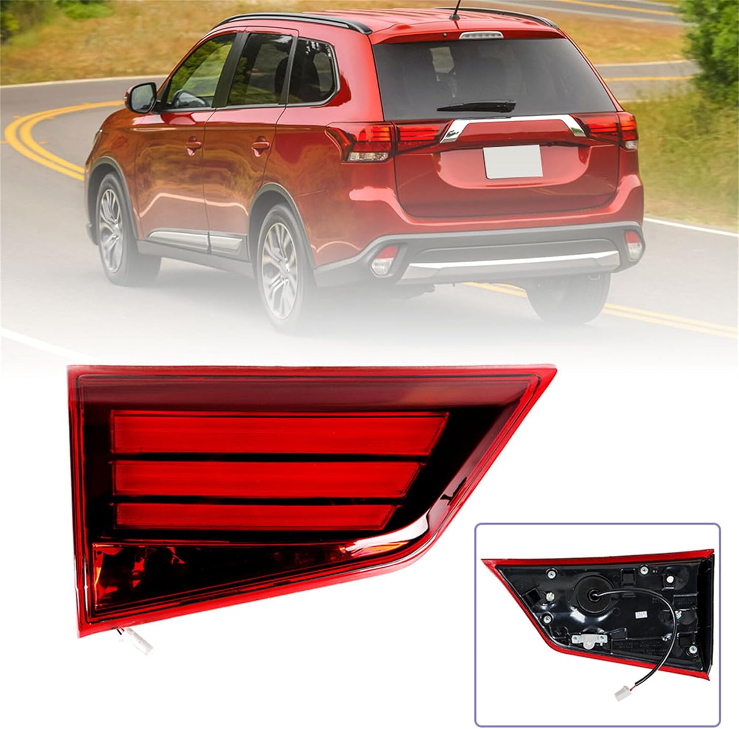 WFLNHB Left Side Inner Tail Light Lamp Assembly Replacement for Mitsubishi Outlander 2016-2020 Driver Side Rear Brake Lamp 8331A185