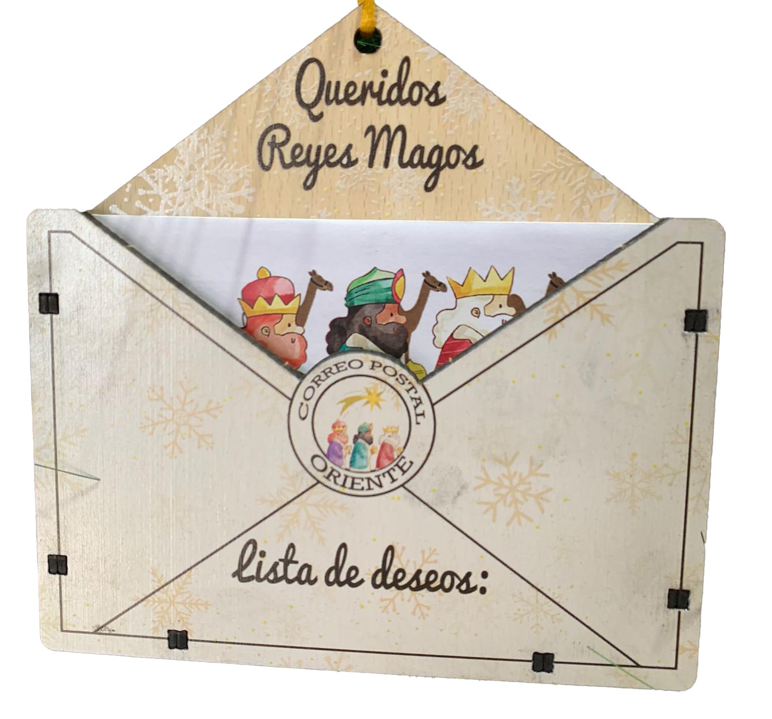sobre para Carta Navidad para arbol (Reyes Magos)