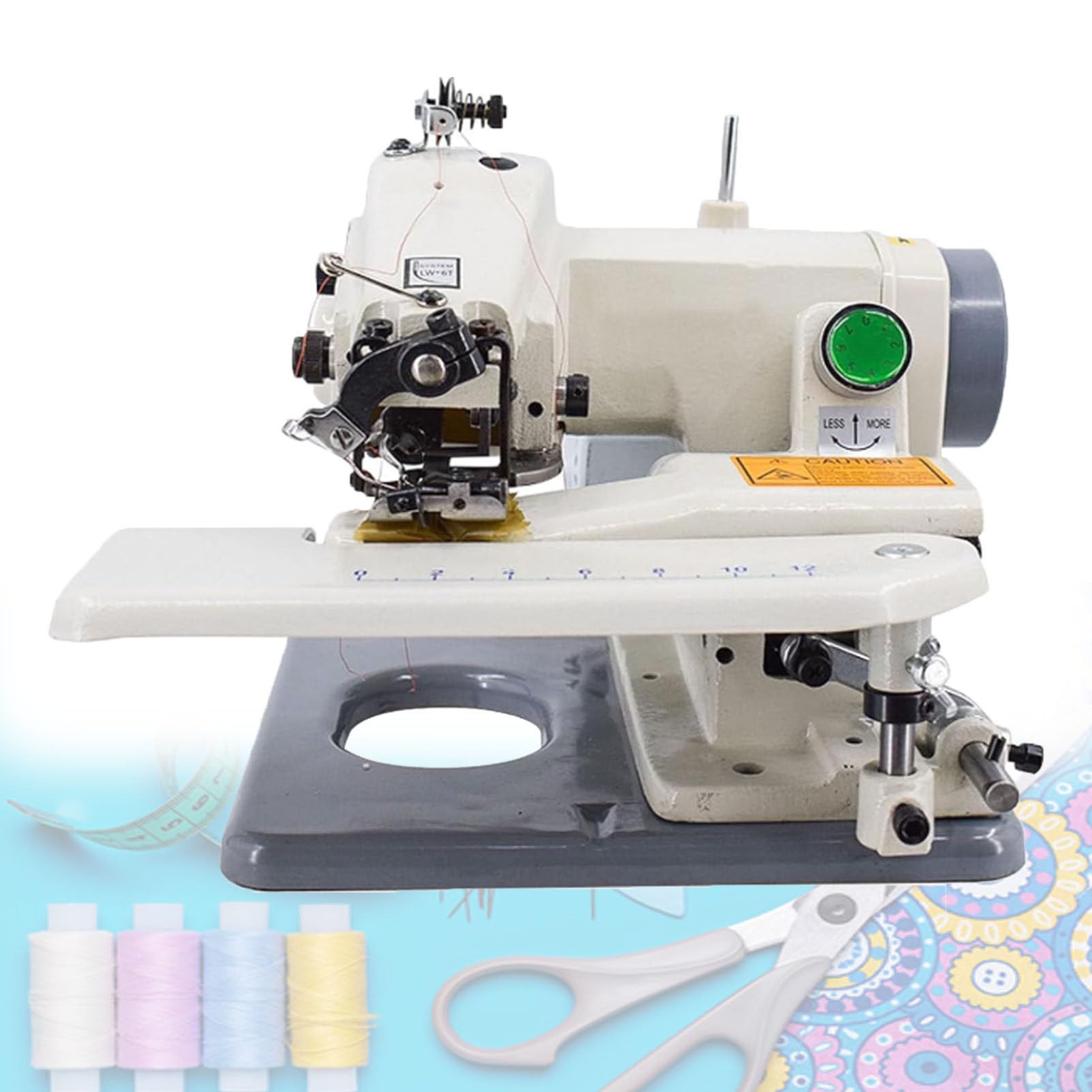 Pfps Portable Desktop Blind Stitch Sewing Machine, Compact Tabletop Blind Hemmer with Single Thread Chain Stitch, for Invisible Suit Pants Hemming