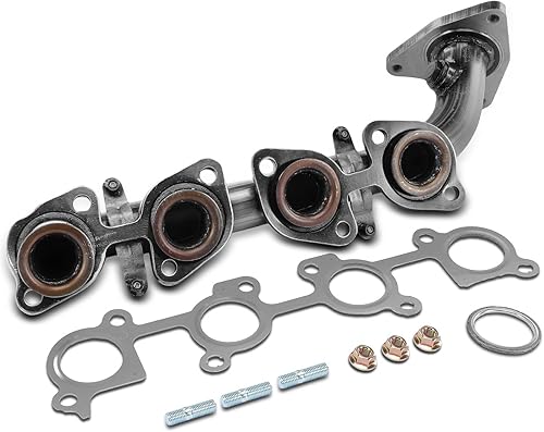 A-Premium V8 Kit de colector de escape de 4.7 L con juntas, pernos y tuercas compatible con Toyota Land Cruiser y Lexus LX470, 1998-2005, lado