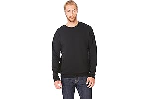 Bella Canvas Men's Fleece Drop Shoulder Crewneck Sweatshirt