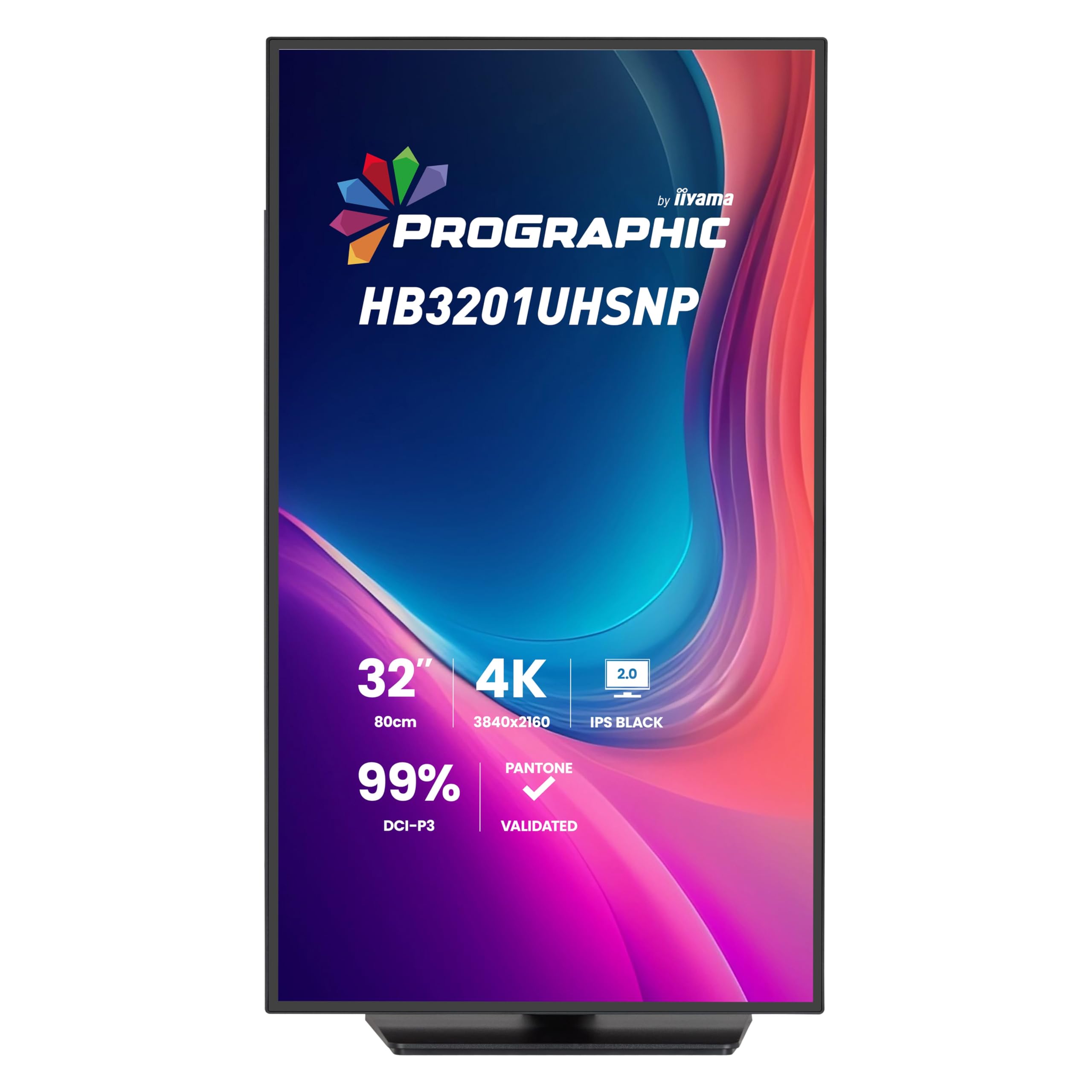 iiyama ProGraphic HB3201UHSNP-B1 32 IPS (DCI-P3 99%, sRGB 100%, Pantone Validated), UHD 3840x2160, 4ms, 1x HDMI, 1x DP, 1 x USB Tipo C 96W PD, DP-Out