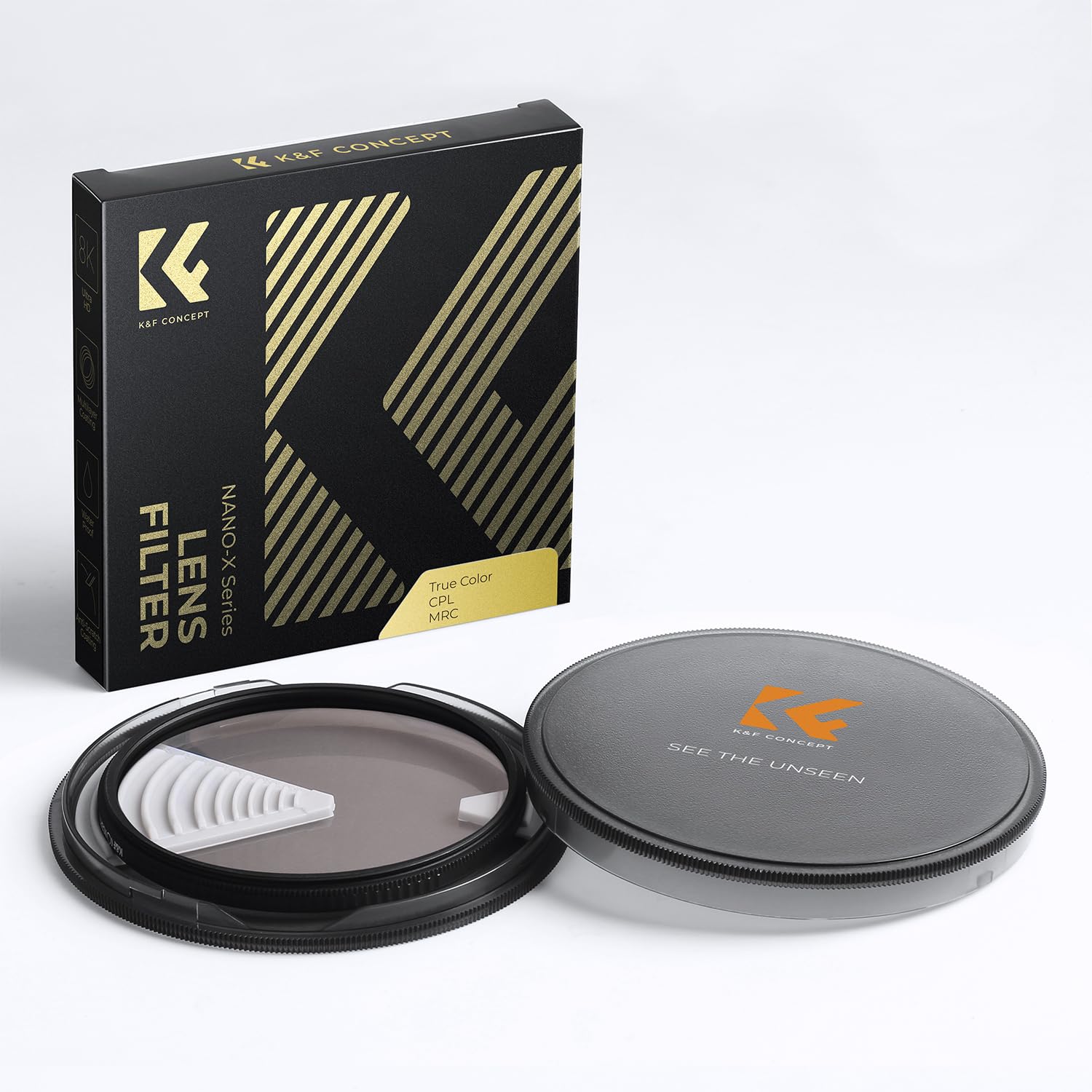 K&F CONCEPT Nano-Xcel 67mm Filtro Polarizzatore True Color, Polarizzatore Circolare CPL Filtro con 28 Strati Rivestimento Nano